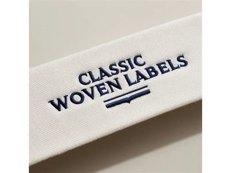 Perry Barr Size Labels 3 Perry Barr Size Labels shown as a UK textile label manufacturing example with hang tag size label and patch label application