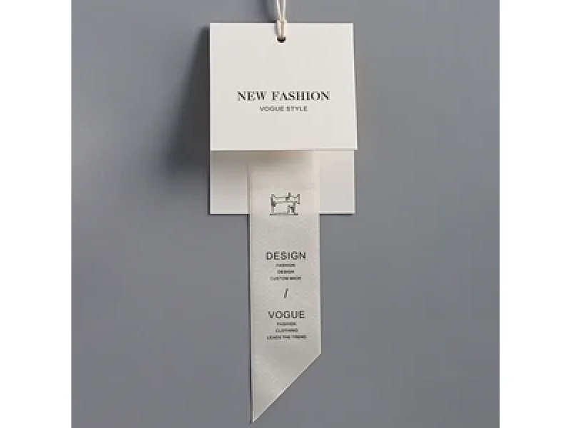 London Hang Tags shown as a UK textile label manufacturing example with hang tag size label and patch label application