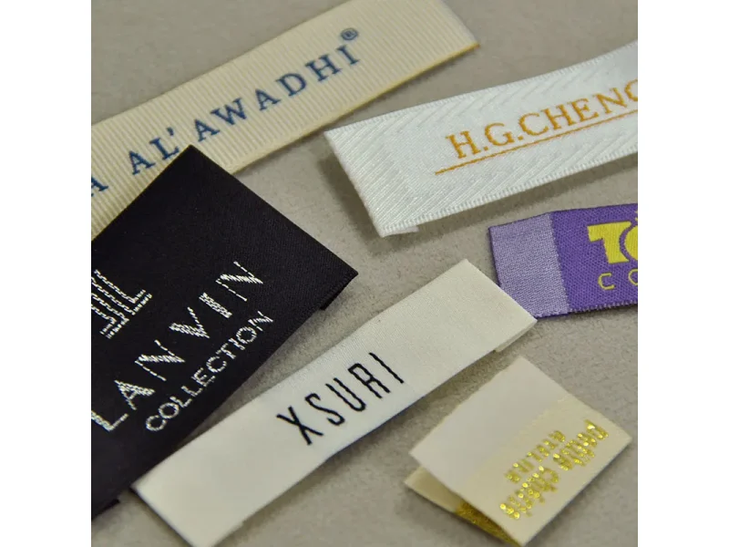 Trafford Woven Labels shown as a UK textile label manufacturing example with woven textile label example