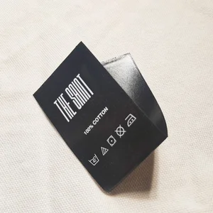 Custom Care Labels shown as a UK textile label manufacturing example with woven textile label example