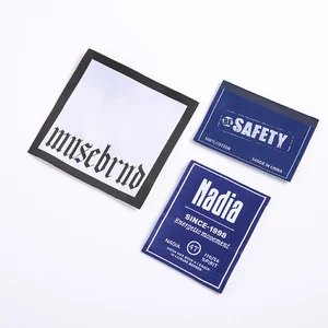 Custom Labels for Clothing Brands: Complete Overview 2 Custom Labels for Clothing Brands shown as a UK textile label manufacturing example with printed fabric label and care label