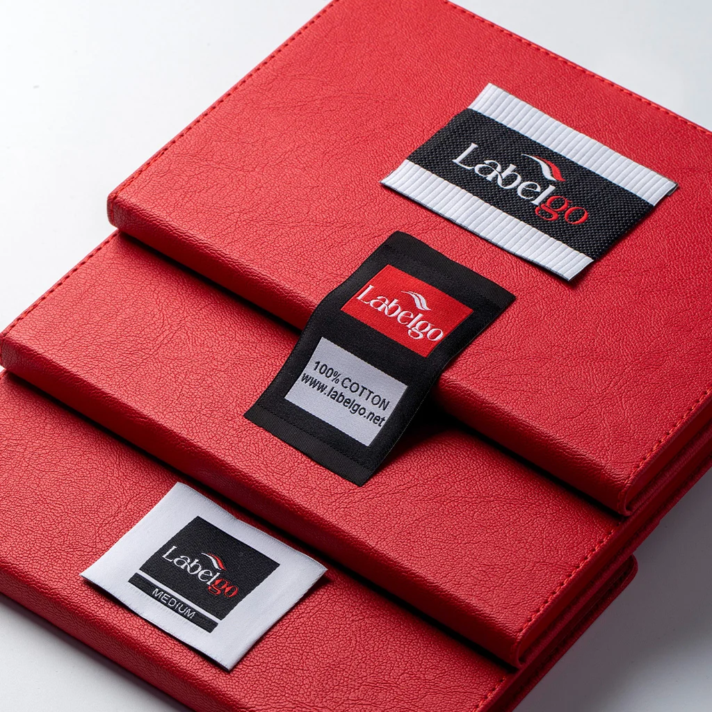 Woven Label Set – Black and Red Collection manufactured by LabelGo