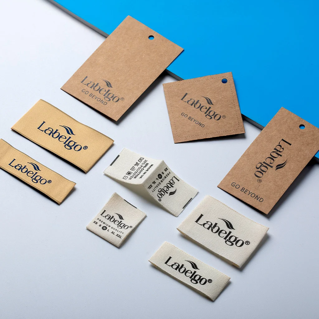 Brown Kraft Hang Tags Collection Set manufactured by LabelGo