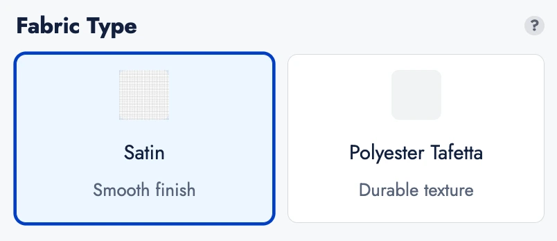 Choose Fabric Type