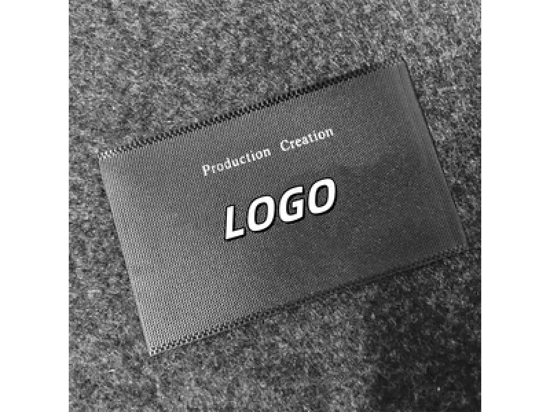 Custom Size Labels shown as a UK textile label manufacturing example with printed fabric label and care label