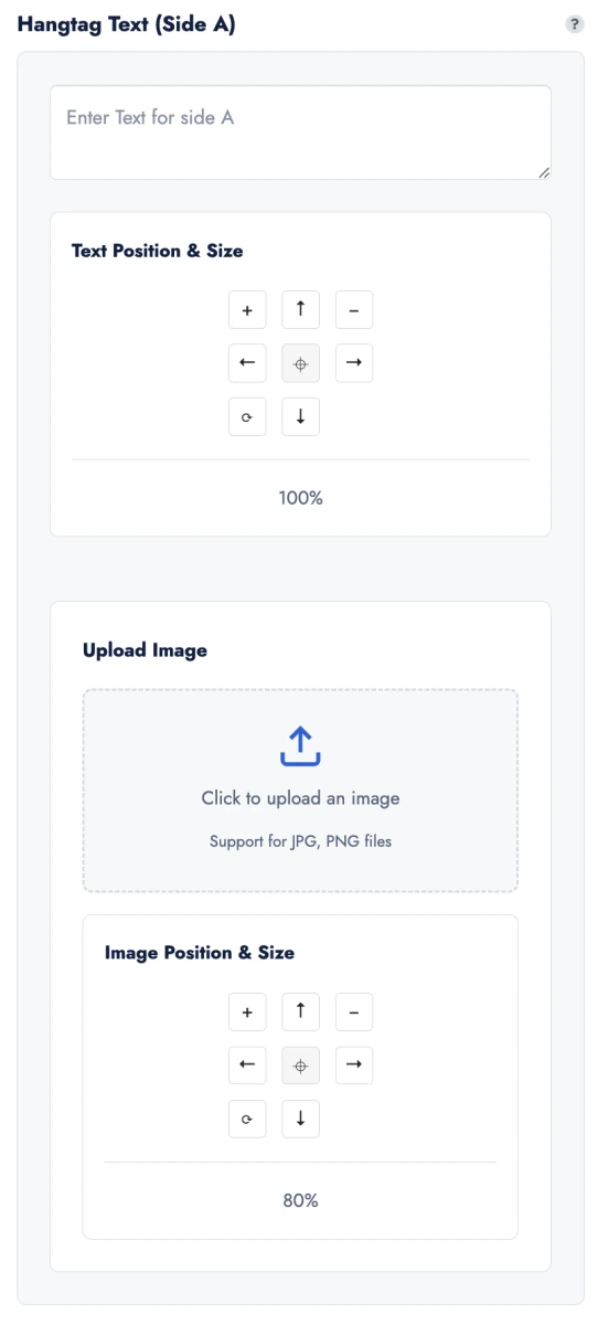 Add Content (Front and/or Back)