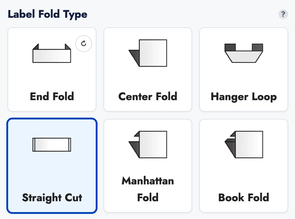 Select Label Fold Style